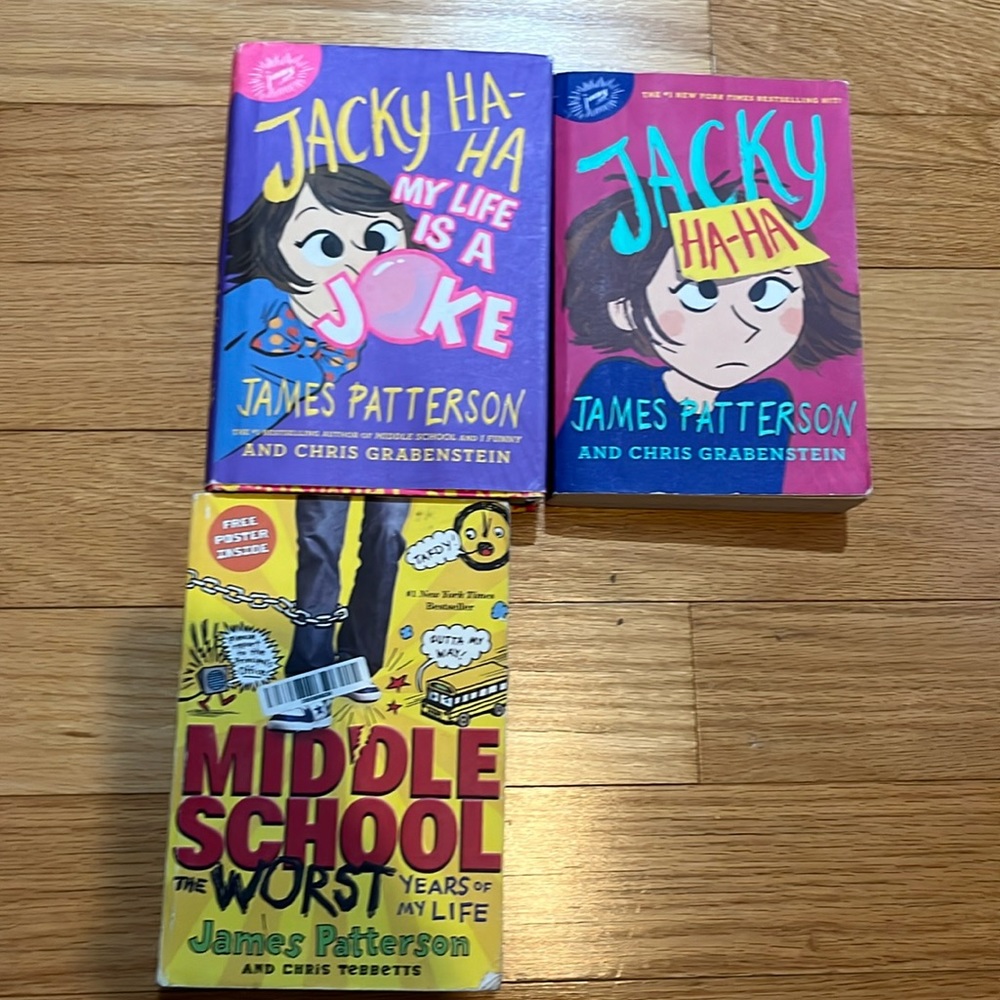 James patterson lot. Jacky haha and middle school